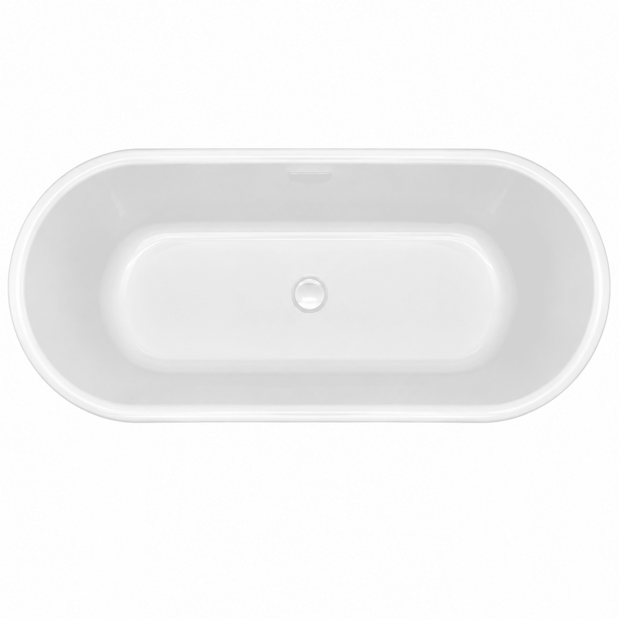 Modern Splash Timora 1700mm Back To Wall Bath With Legs And Waste