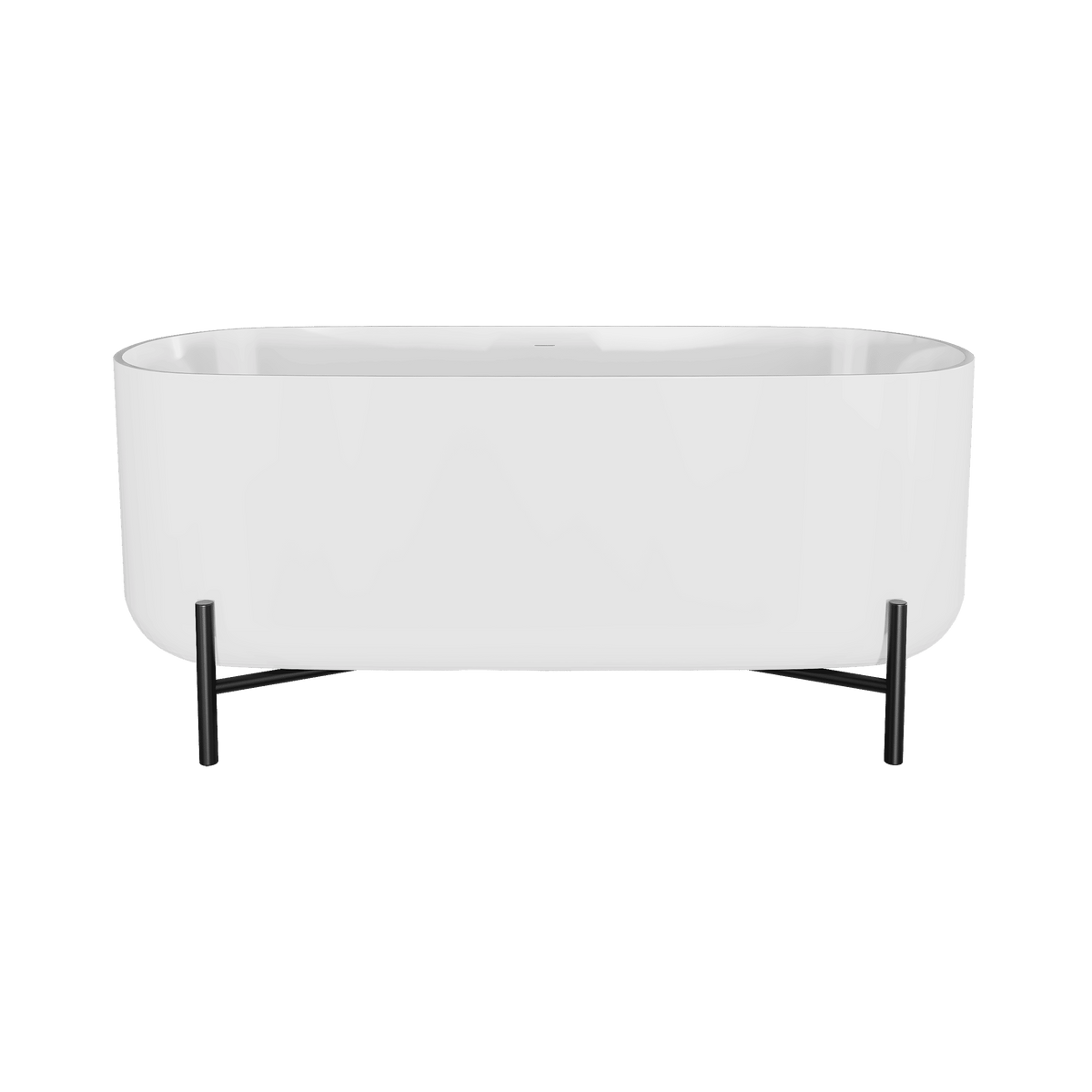 Modern Splash Elevated 1600mm Freestanding Bath With Legs And Waste