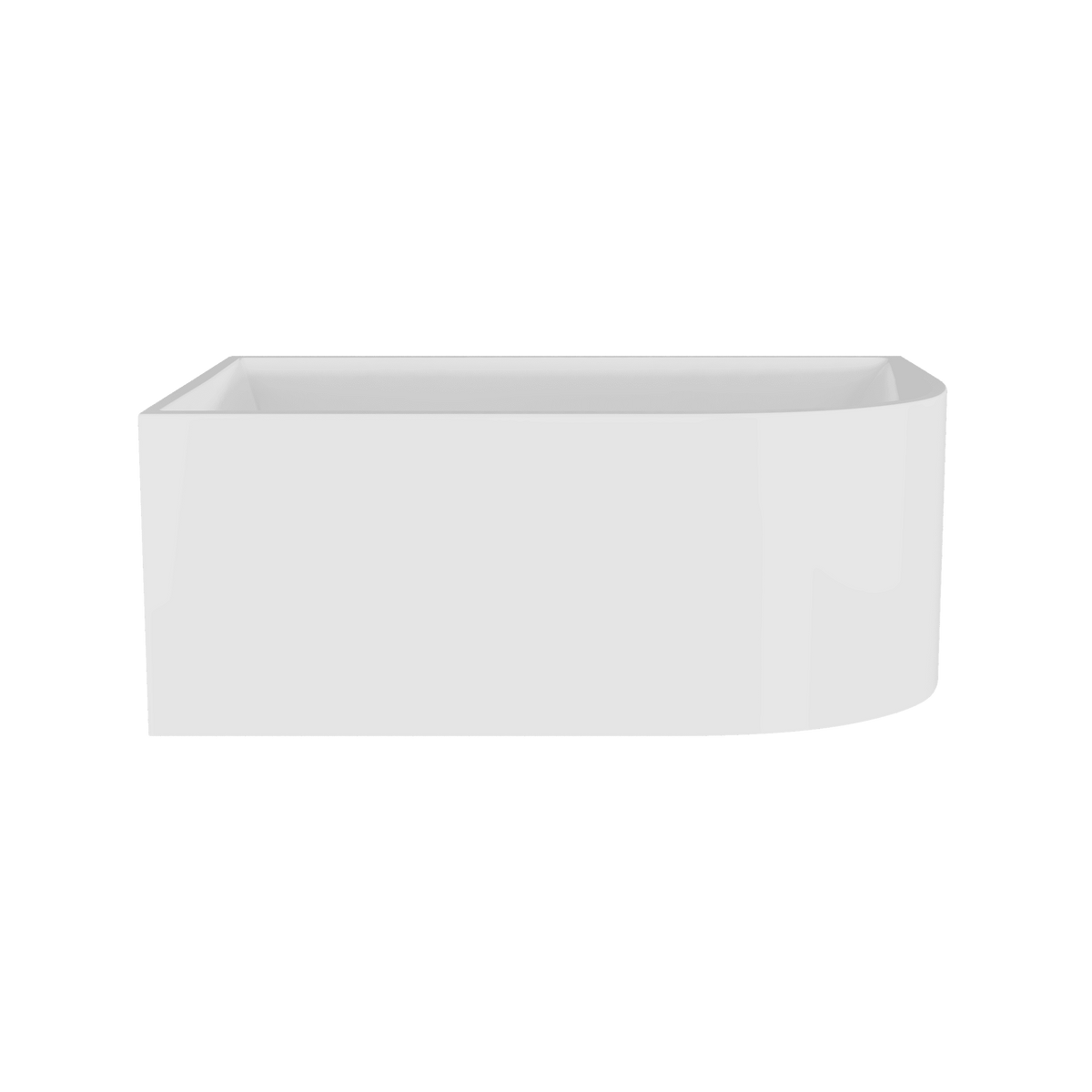 Modern Splash Chronicle 1500mm Left-Hand Corner Bath With Legs And Waste