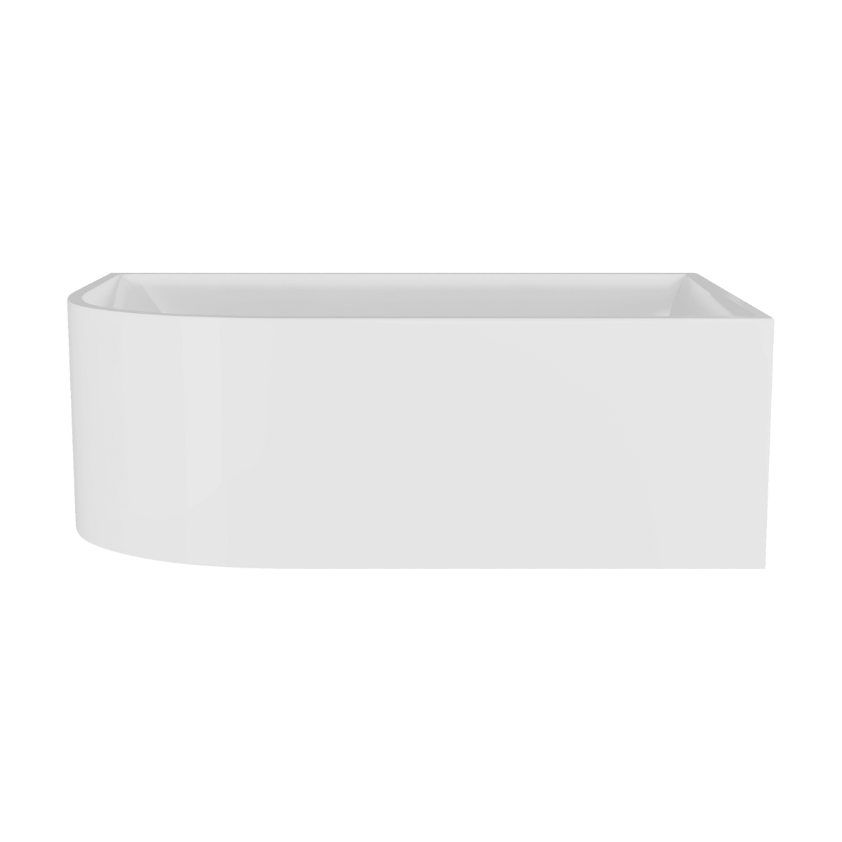 Modern Splash Chronicle 1700mm Right-Hand Corner Bath With Legs And Waste