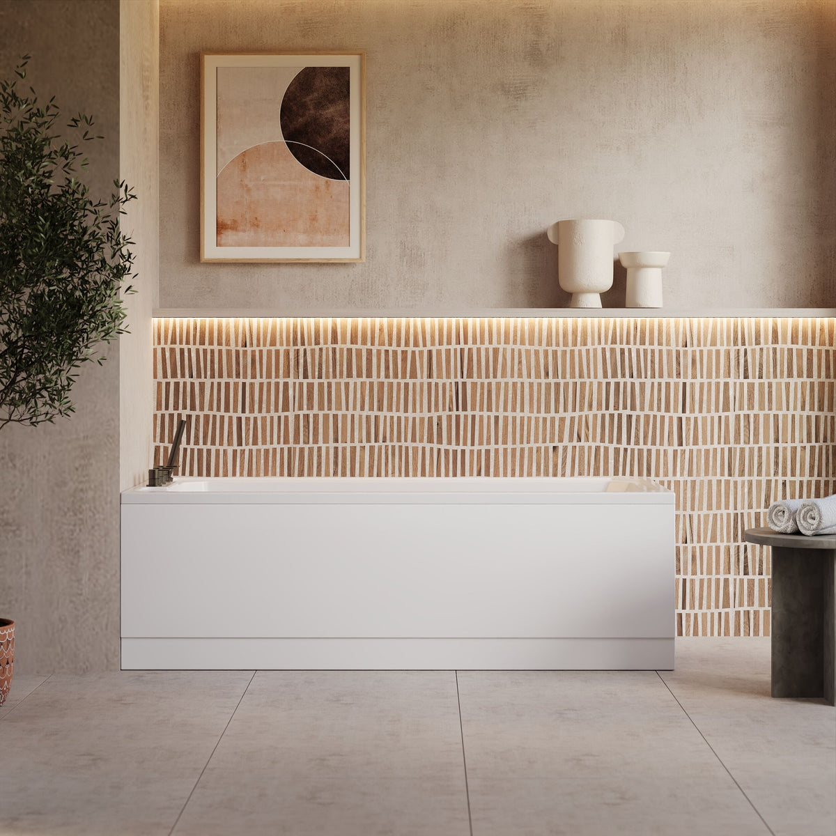 Old London Ascott 1700mm x 750mm Single Ended Straight Bath