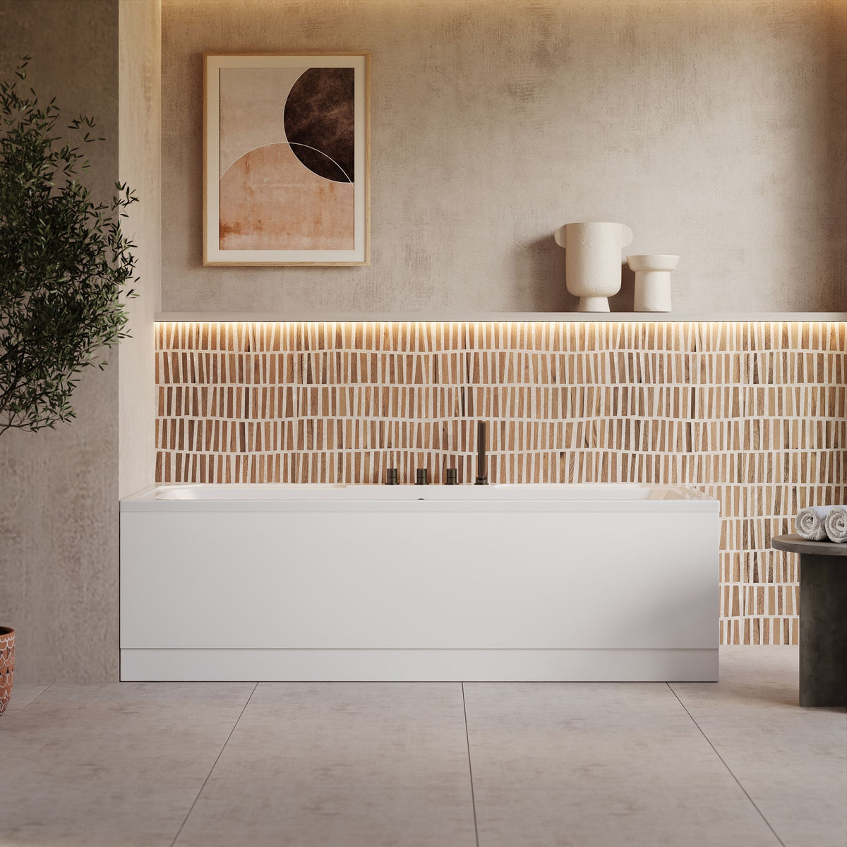 Old London Ascott 1800mm x 800mm Single Ended Straight Bath