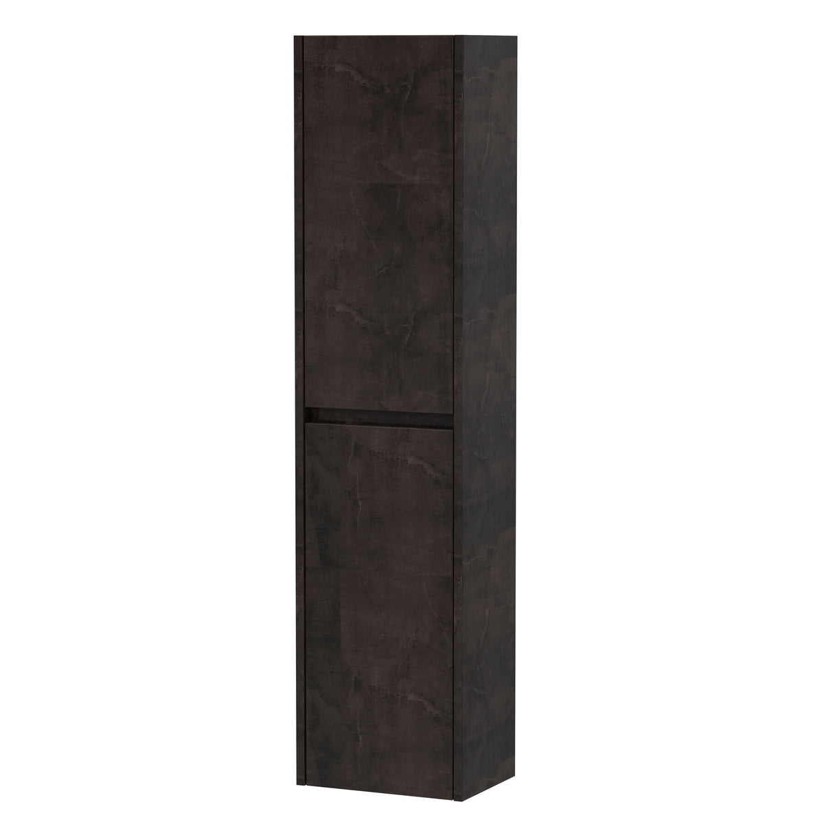 Modern Splash 350mm Metallic Slate Wall Hung Tall Cabinet