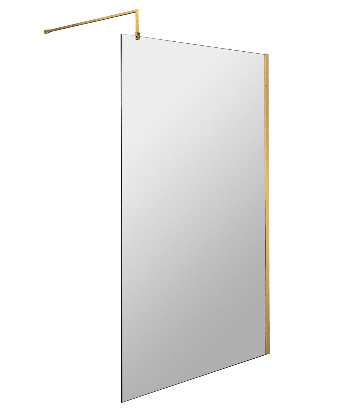 Modern Splash 1000mm Brushed Brass Wetroom Panel