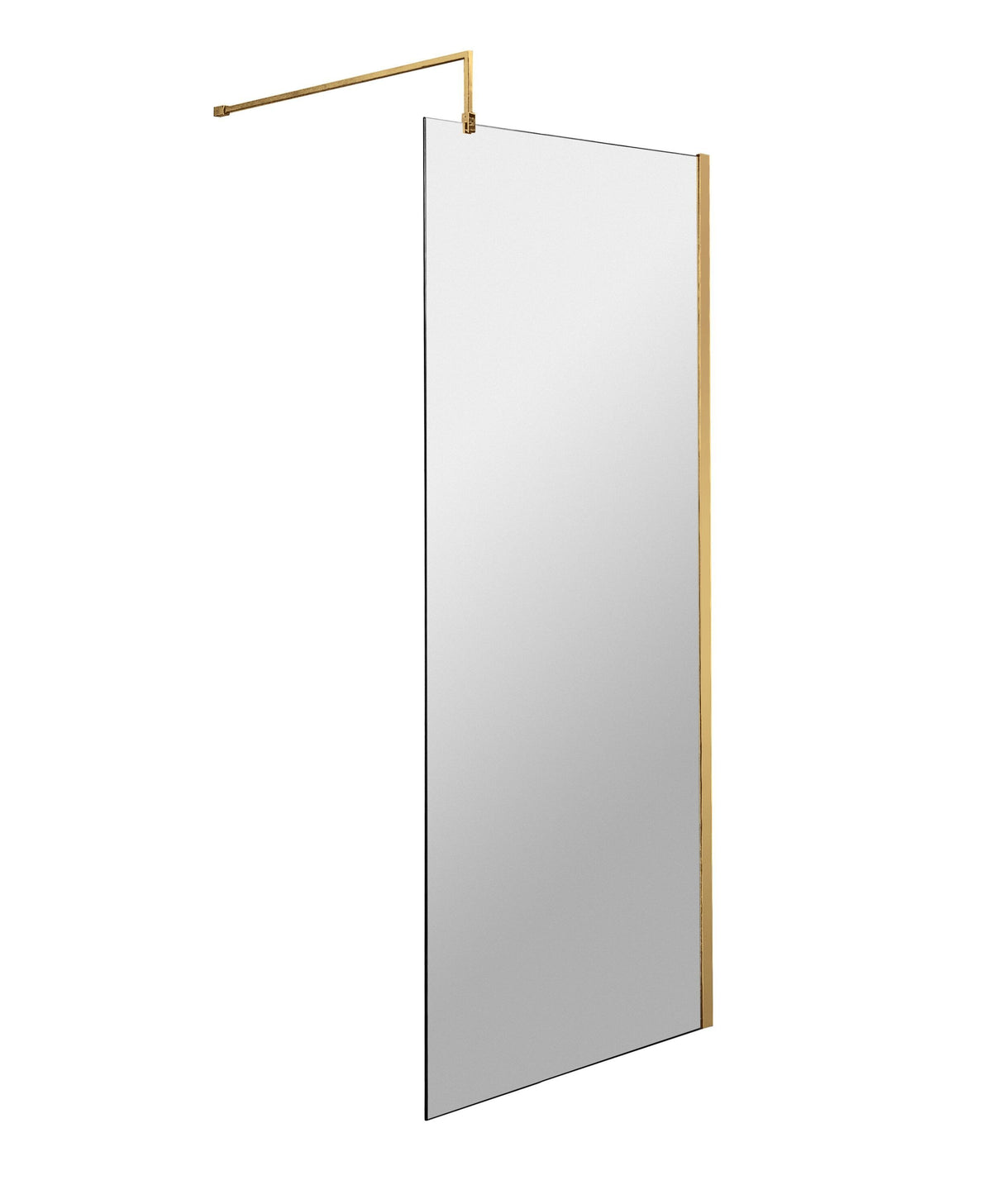 Modern Splash 700mm Brushed Brass Wetroom Panel