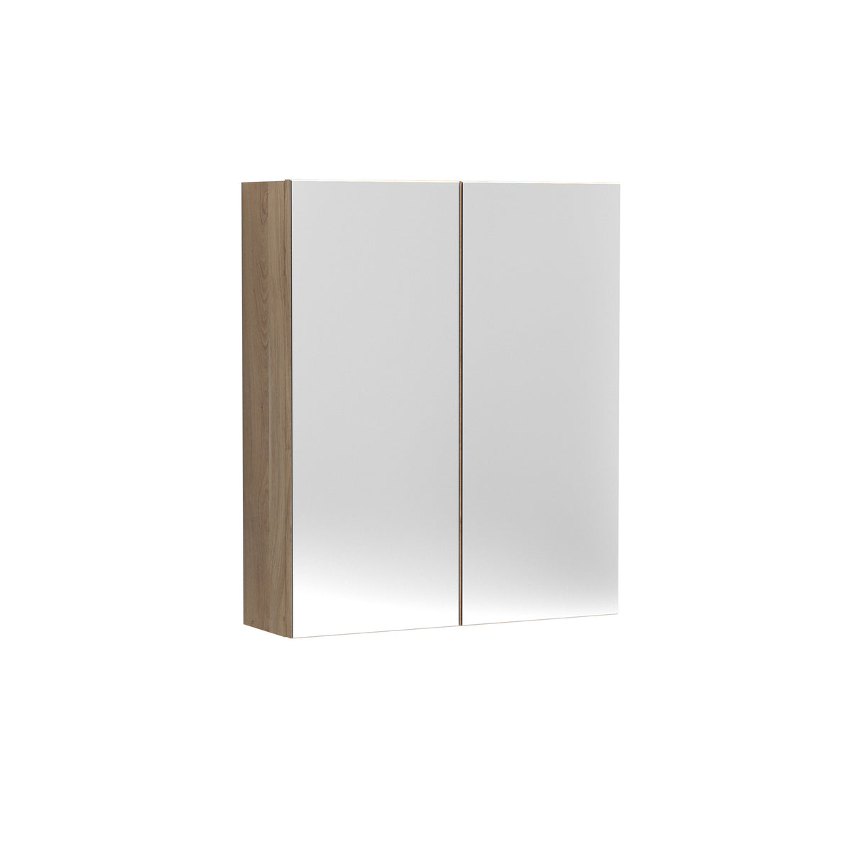 Modern Splash 600mm Bleached Oak Wall Hung Storage Unit