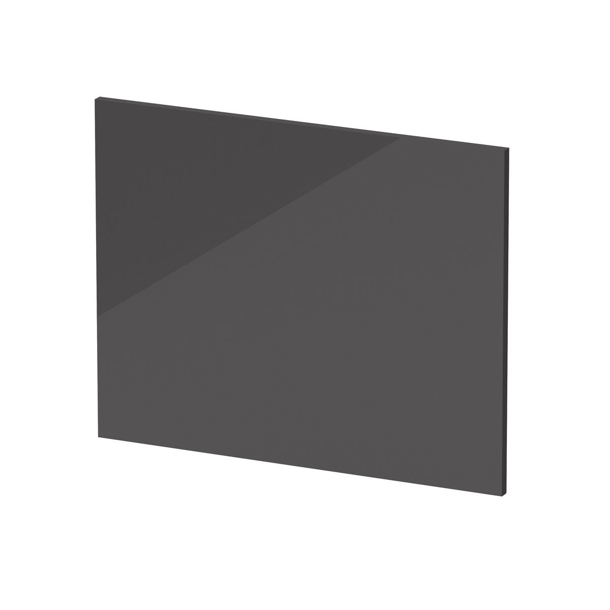 Modern Splash 700mm Gloss Grey MFC End Bath Panel With Plinth