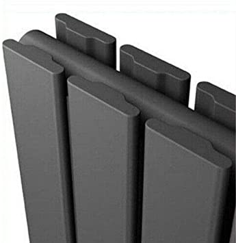 Modern Splash Flat Panel Anthracite Radiator Details