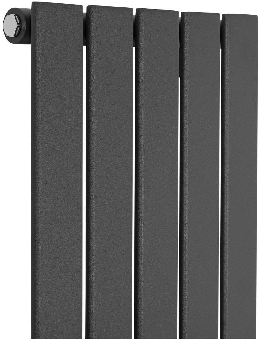 Modern Splash Flat Panel Anthracite Radiator Details