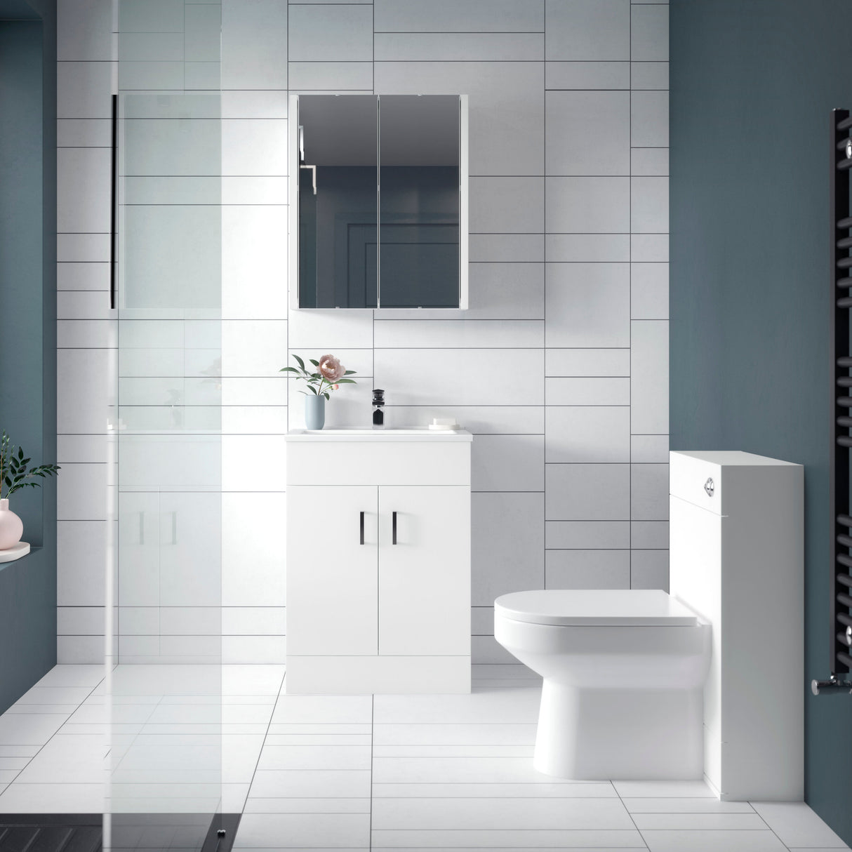 Modern Splash Turin 500mm Gloss White Floor Standing WC Unit