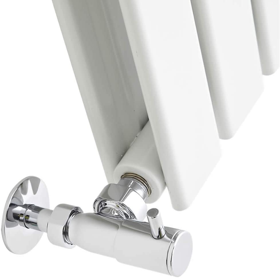 Modern Splash Flat Panel White Radiator Details