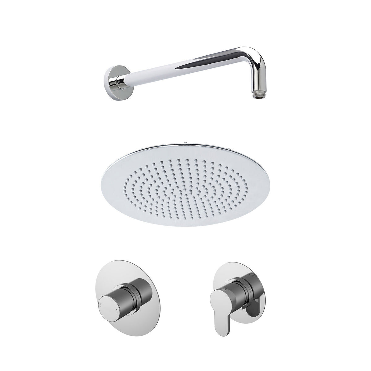 Modern Splash Chrome 1 Outlet Concealed Thermostatic Shower Valve
