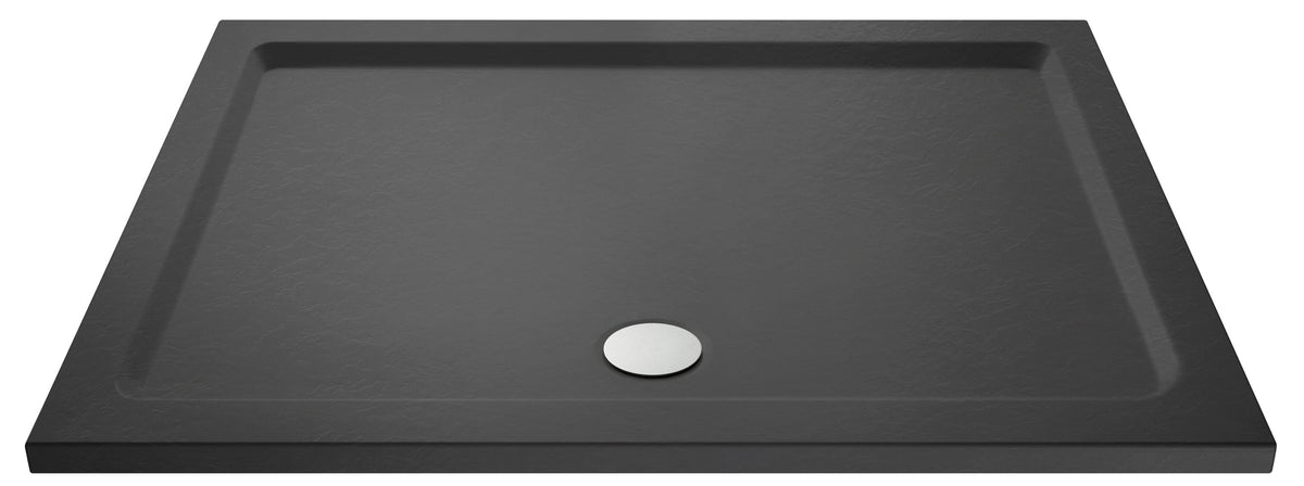 1300 x 800mm Slate Grey Slimline Rectangular Shower Tray