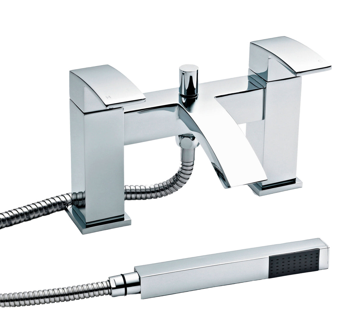Modern Splash Vibe Chrome Bath Shower Mixer