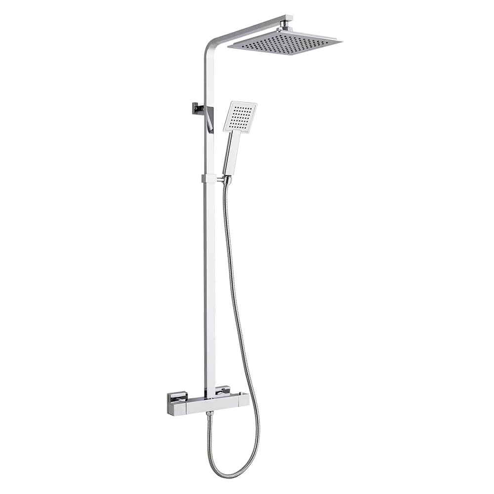 Modern Splash Chrome Thermostatic Bar Shower Valve