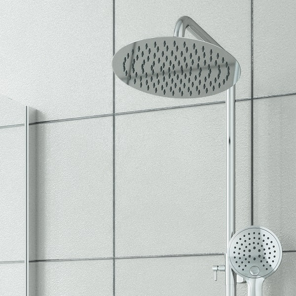 Modern Splash Steel Thermostatic Shower Mixer-H-13C