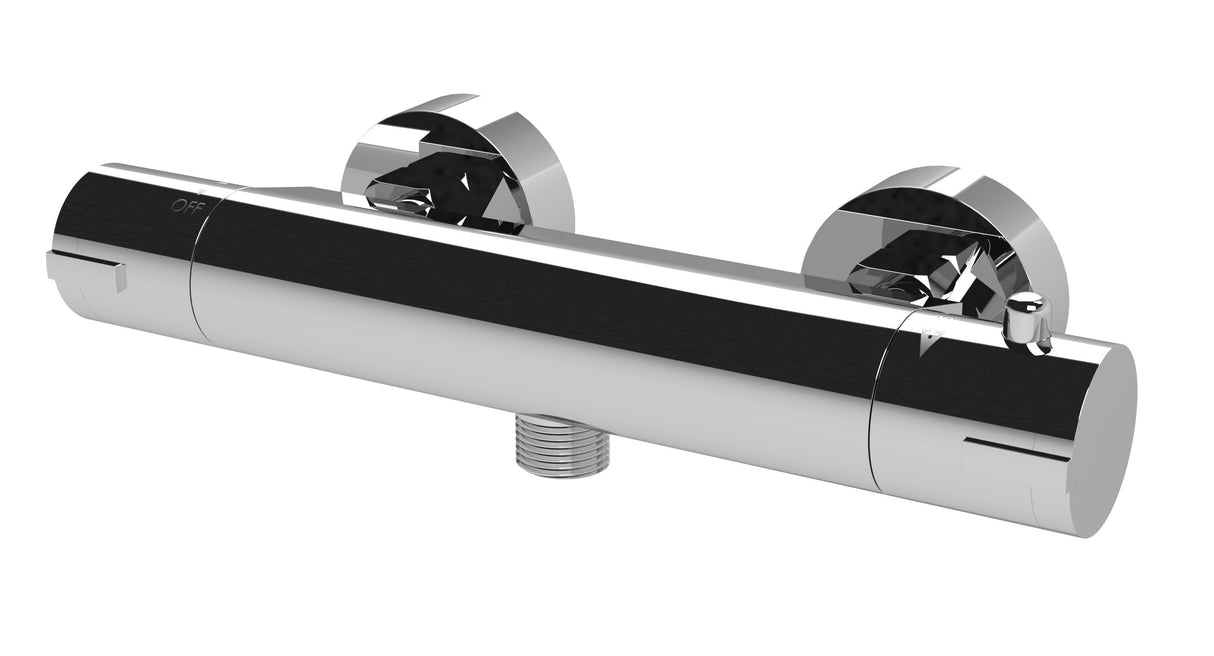 Modern Splash choice Chrome Round Thermostatic Bar Shower Valve