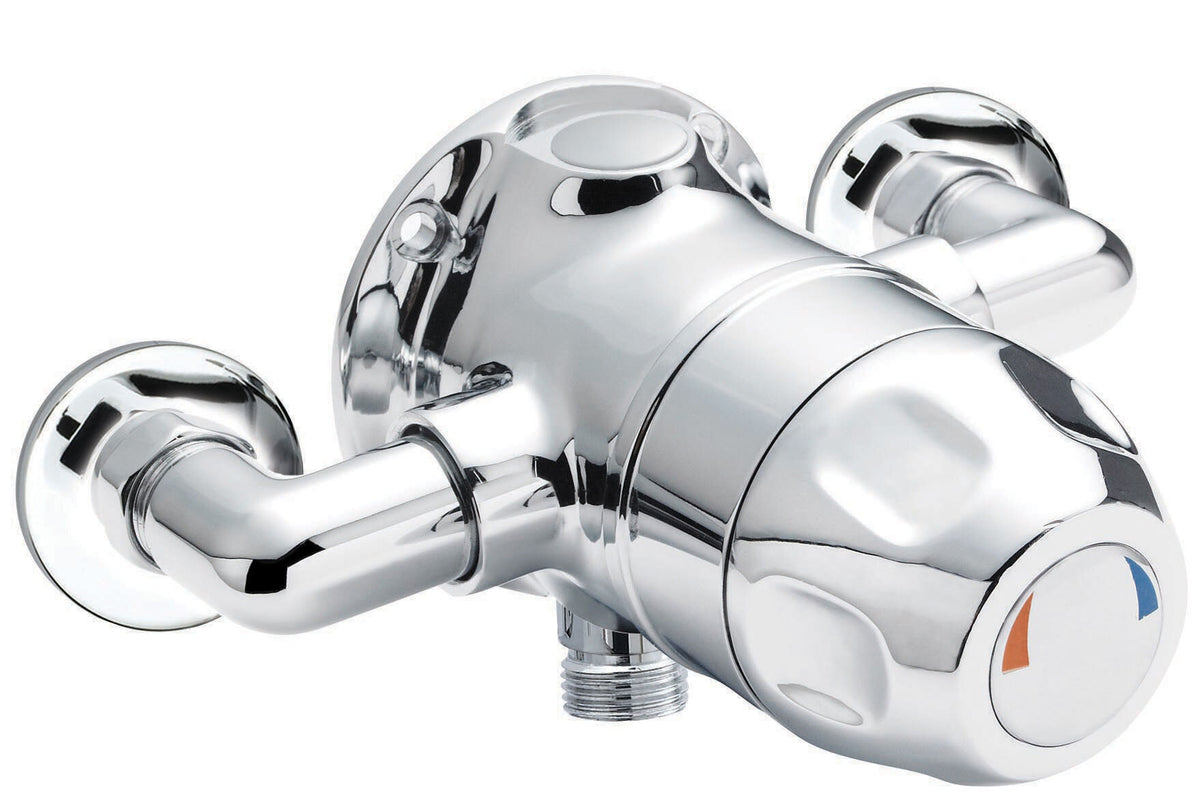 Modern Splash Chrome Commercial Exposed Shower Valve