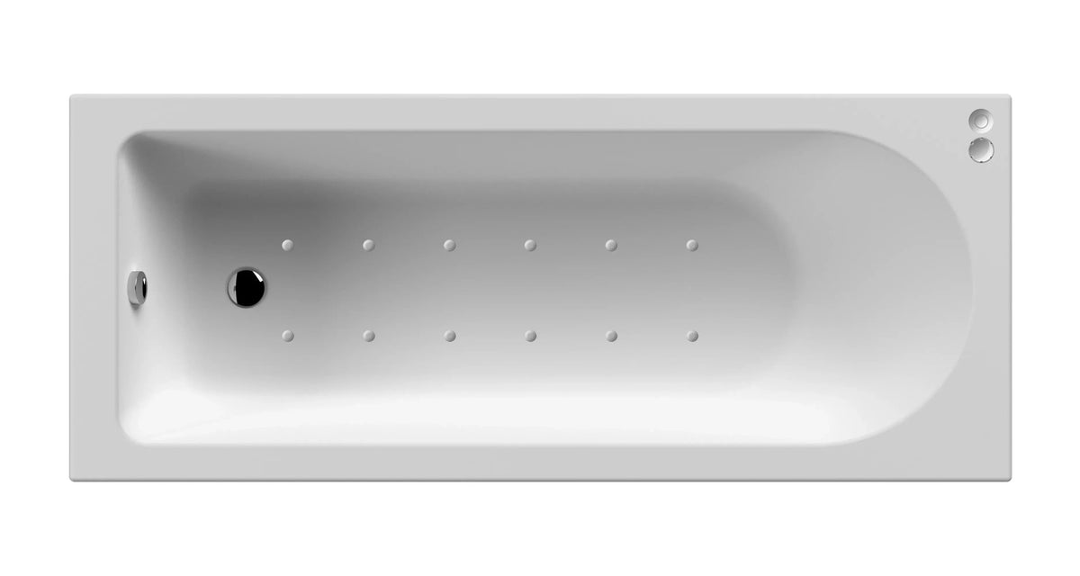 Modern Splash 1800mm Single Ended Hydrotherapy Whirlpool Bath