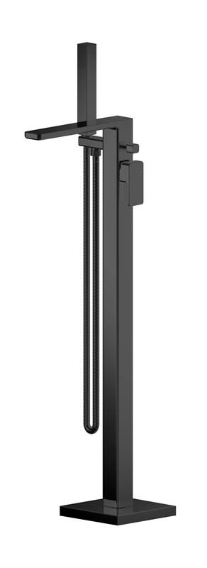 Modern Splash Matt Black Freestanding Bath Shower Mixer