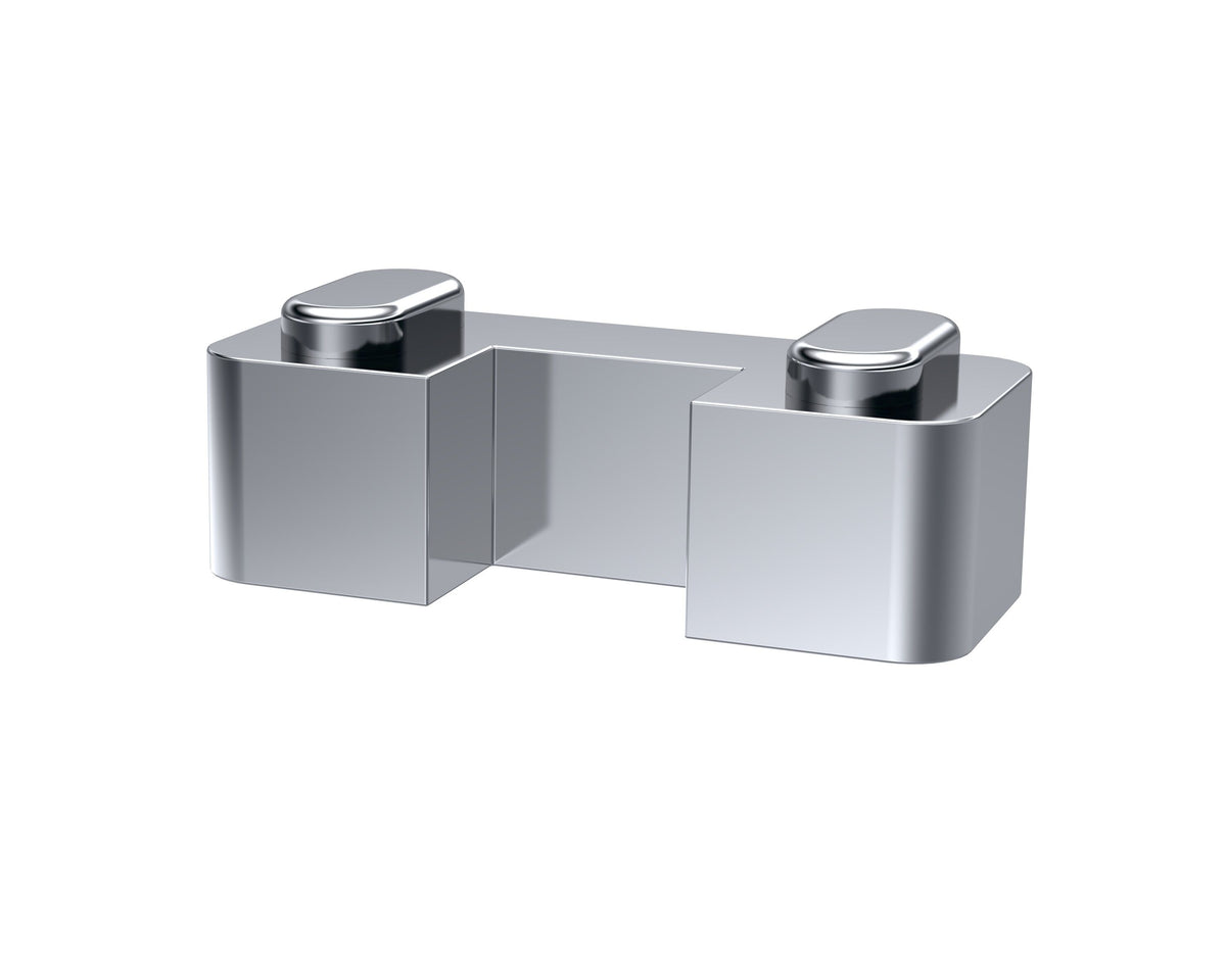 Polished Chrome Wetroom Screen Horseshoe Support