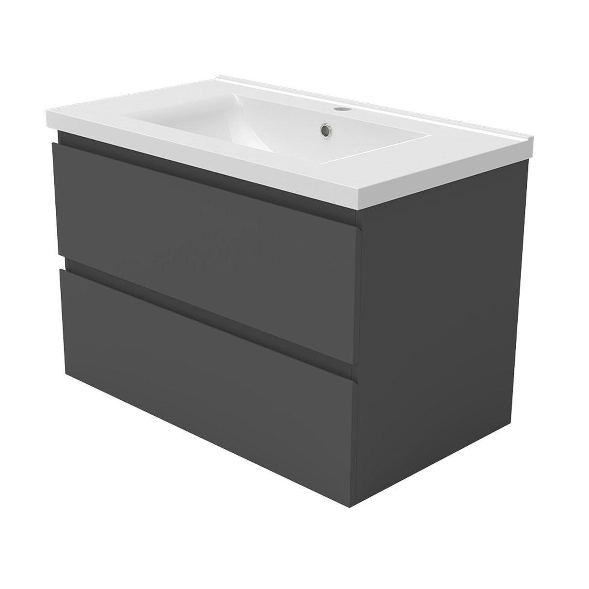 Modern Splash Grey Wall Mounted Vanity Units-Y-244B+Y-T-80A
