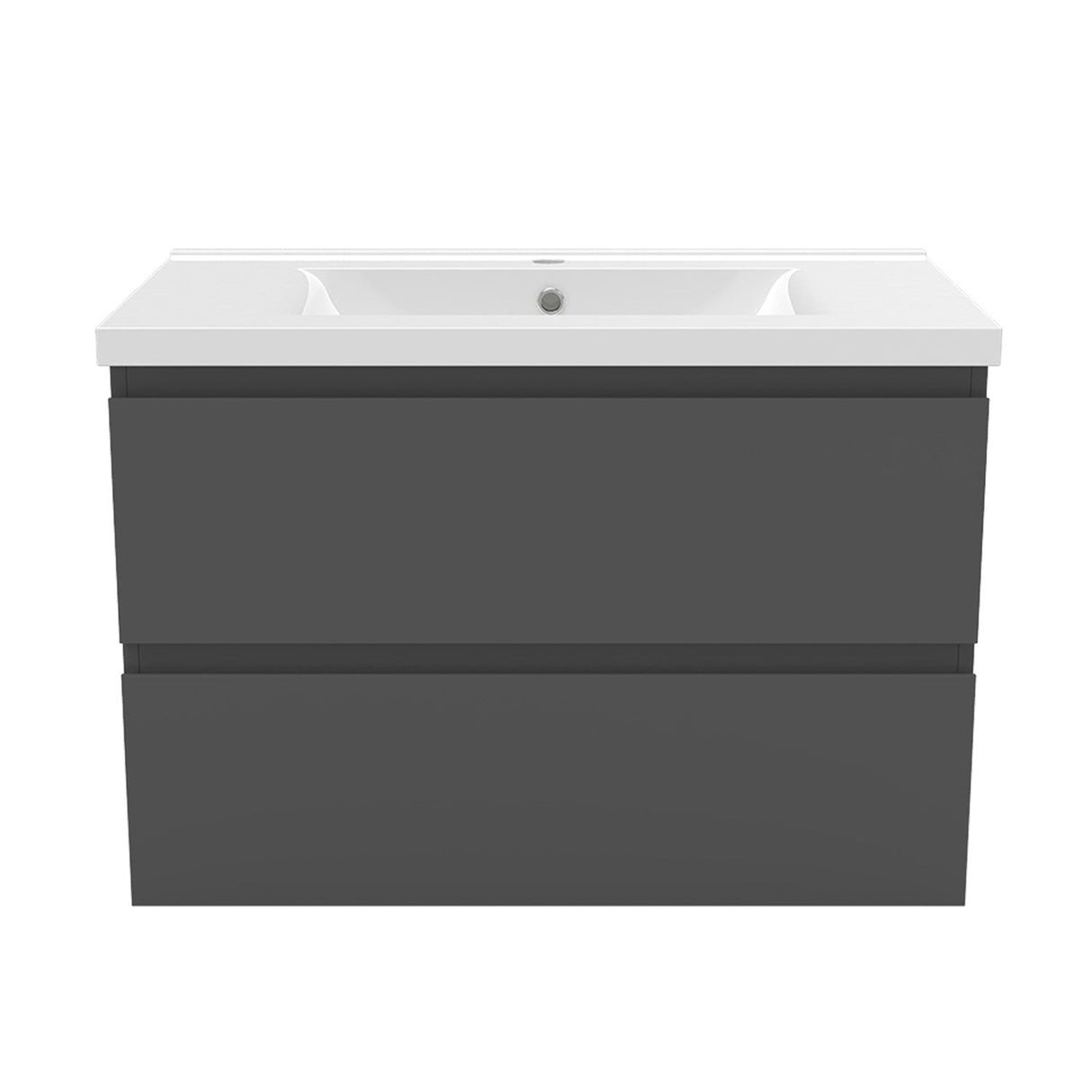 Modern Splash Grey Wall Mounted Vanity Units-Y-244B+Y-T-80A