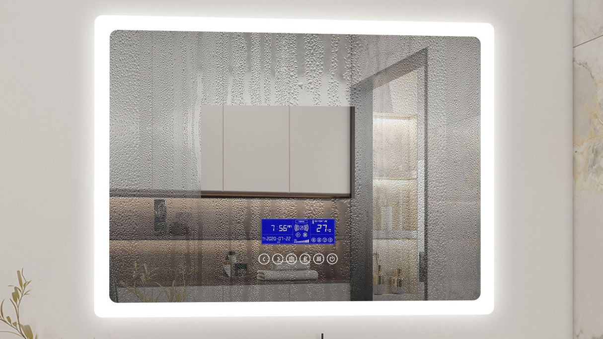 Modern Splash LED Rectangle Mirror-BM-HD1502B