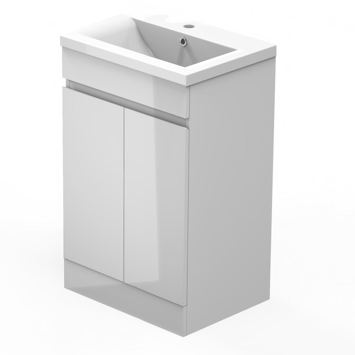Modern Splash White Vanity Units