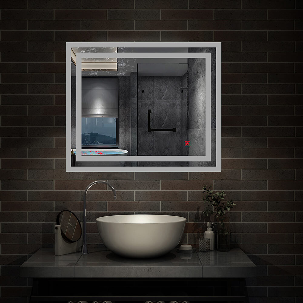 Modern Splash LED Rectangle Mirror-BM-1401C