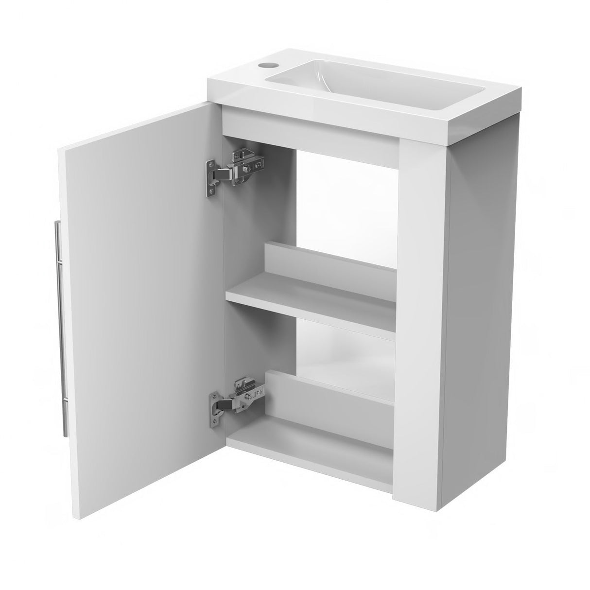 Modern Splash White Wall Hung Vanity Units