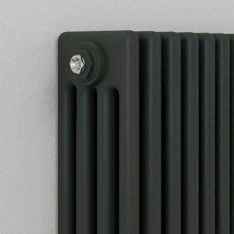 Modern Splash Cast Iron Anthracite Radiator Details
