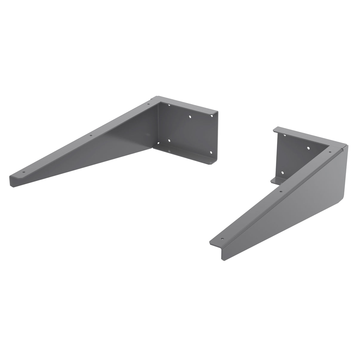 Dark Grey Shelf Support Brackets