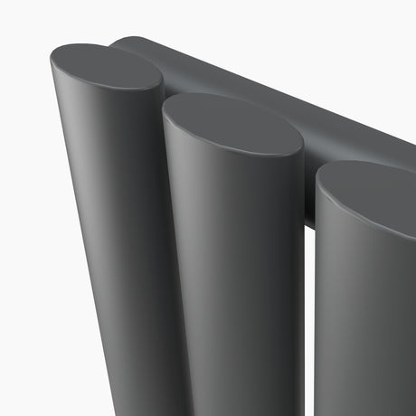 Modern Splash Oval Column Anthracite Radiator Details
