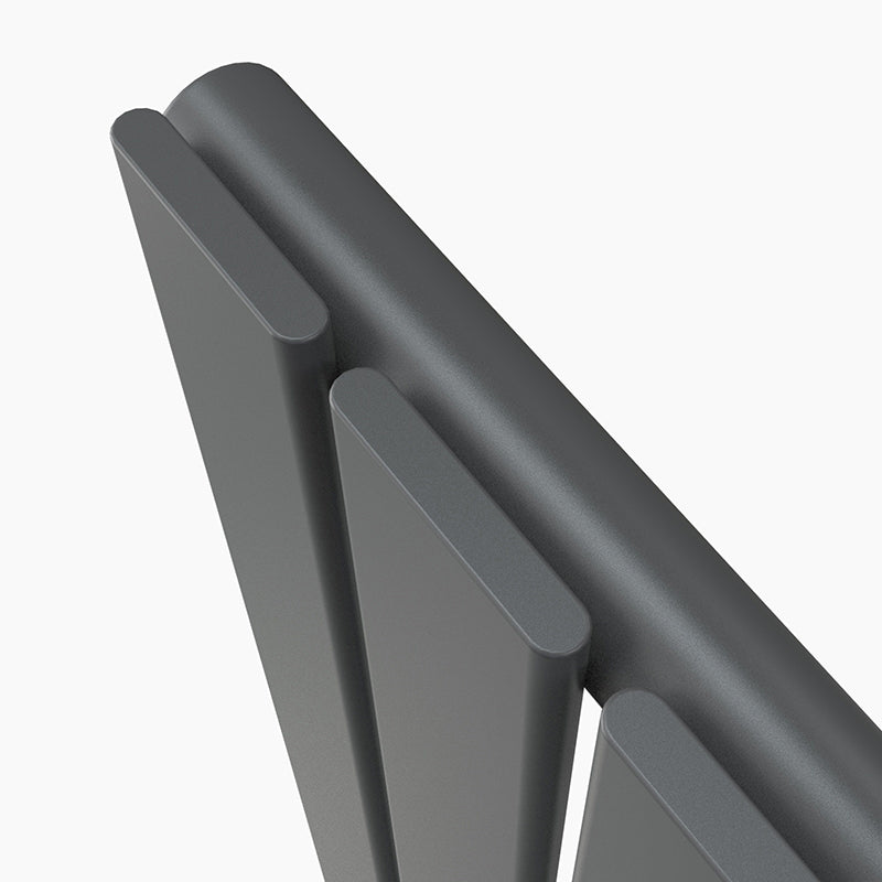 Modern Splash Flat Panel Anthracite Radiator Details
