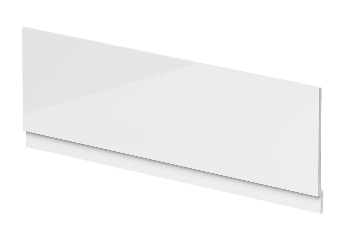 Modern Splash  1700mm Gloss White Gloss Waterproof Front Bath Panel