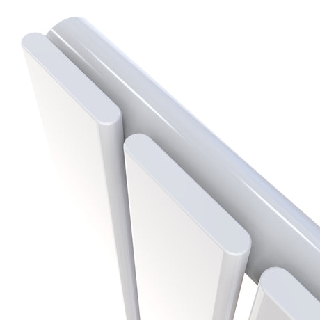 Modern Splash Flat Panel White Radiator Details
