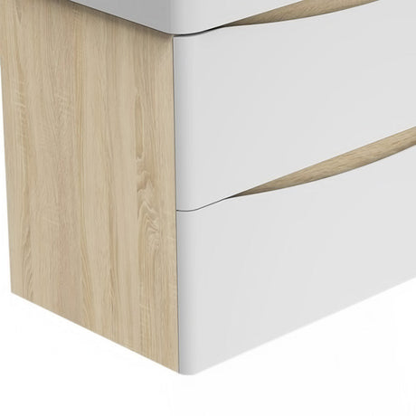 Modern Splash White Oak Vanity Units-Y-311A+Y-T310C