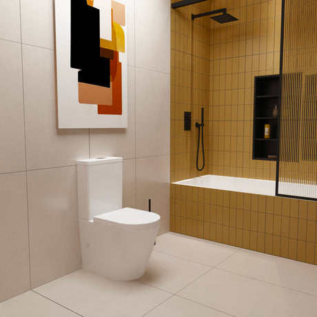 Modern Splash Wall Hung Toilet White-TO-A372+TO-B372