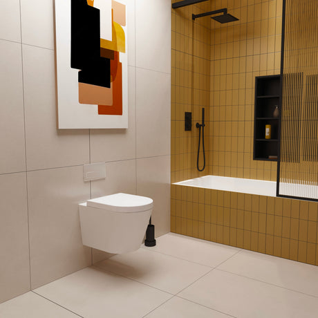 Modern Splash Wall Hung Toilet White-TO-A375