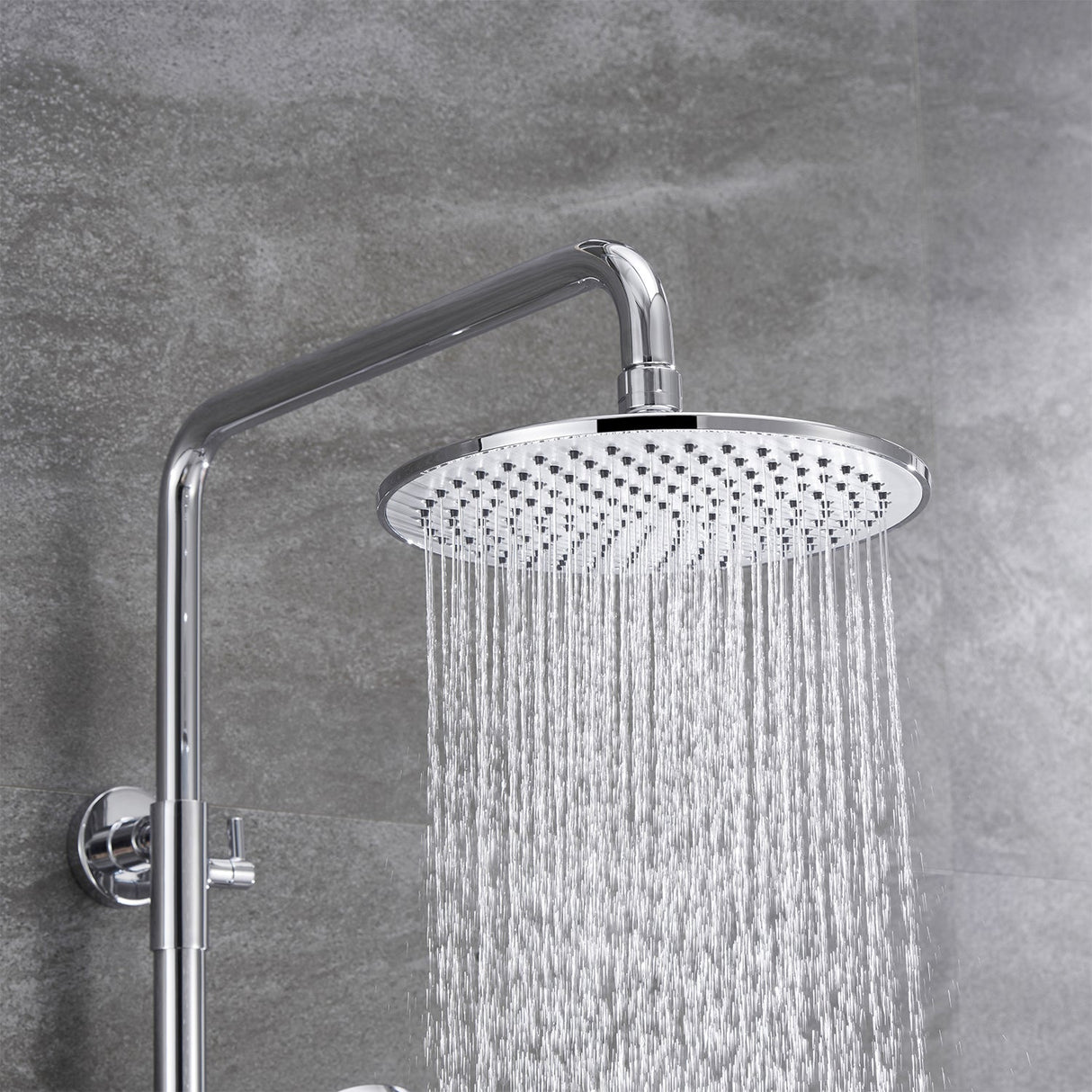Modern Splash Steel Thermostatic Shower Mixer
