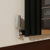 Modern Splash Vertical Oval Column Mirror Radiator 1800x499mm Single