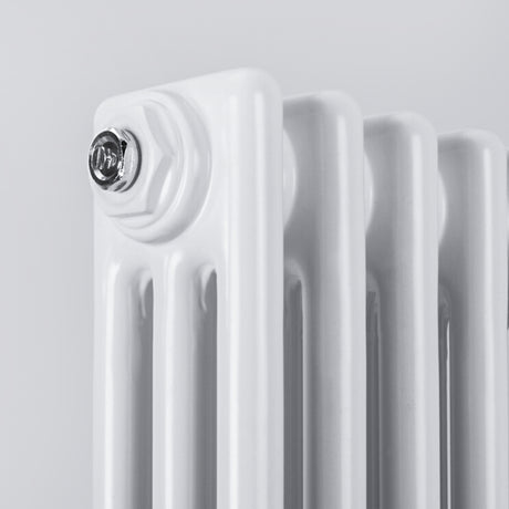 Modern Splash Cast Iron White Radiator Details2