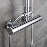 Modern Splash Steel Thermostatic Shower Mixer
