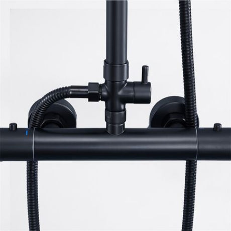 Modern Splash Chrome Thermostatic Shower Set-H-10S