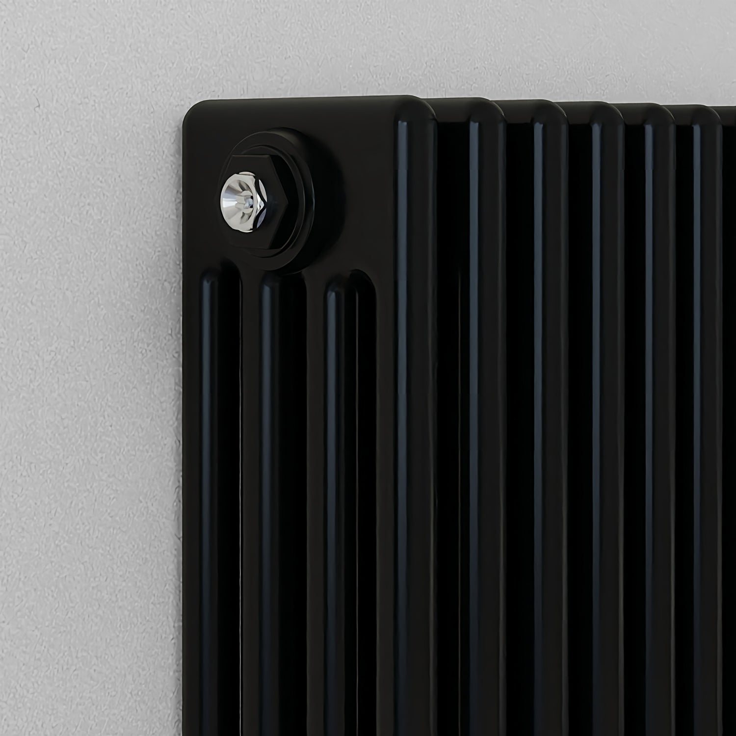 Modern Splash Cast Iron Black Radiator Vertical 1800x560mm 4 Columns