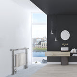 952x659mm Traditional Cast Iron Columns White Vintage Radiator