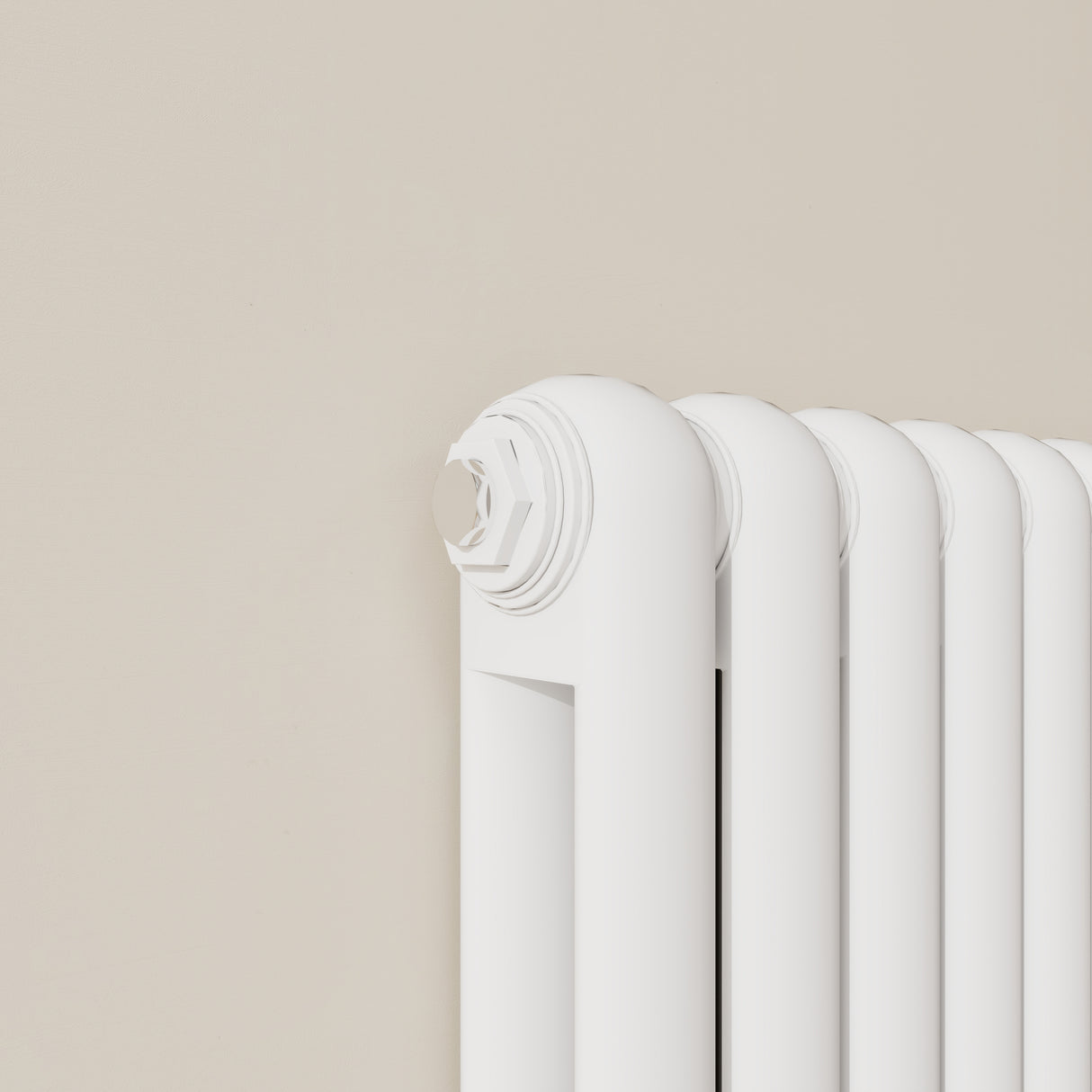 Modern Splash Vertical Round Tube Cast Iron Radiator 1600x504mm Double