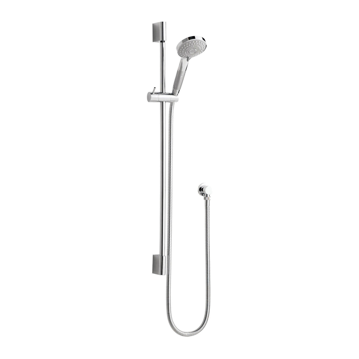 Chrome Slimline Shower Slide Rail Kit