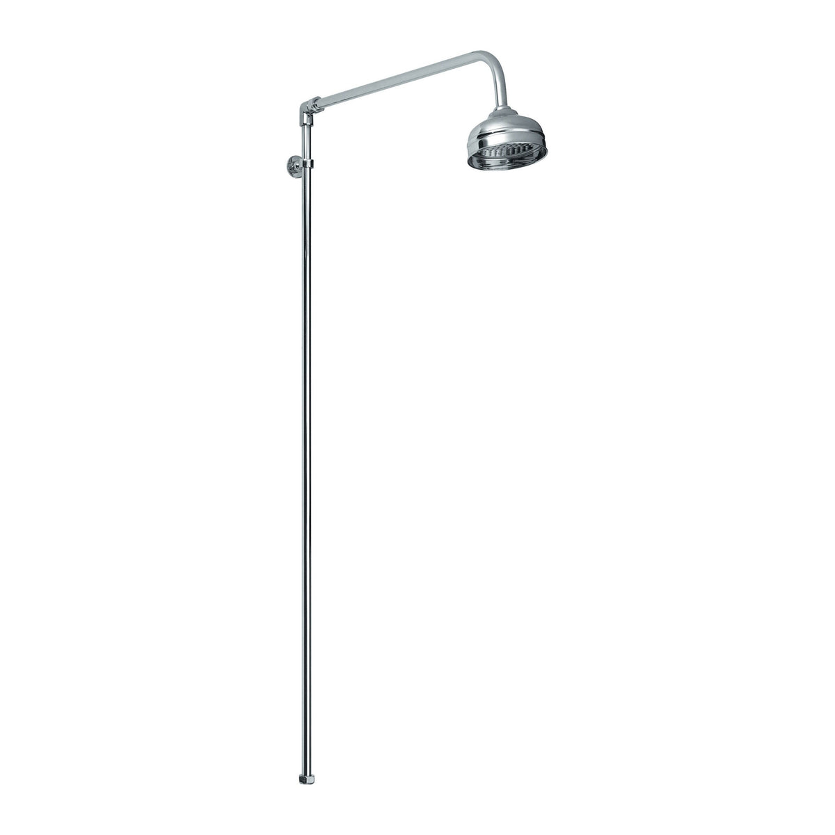 Modern Splash Chrome Rigid Riser Kit